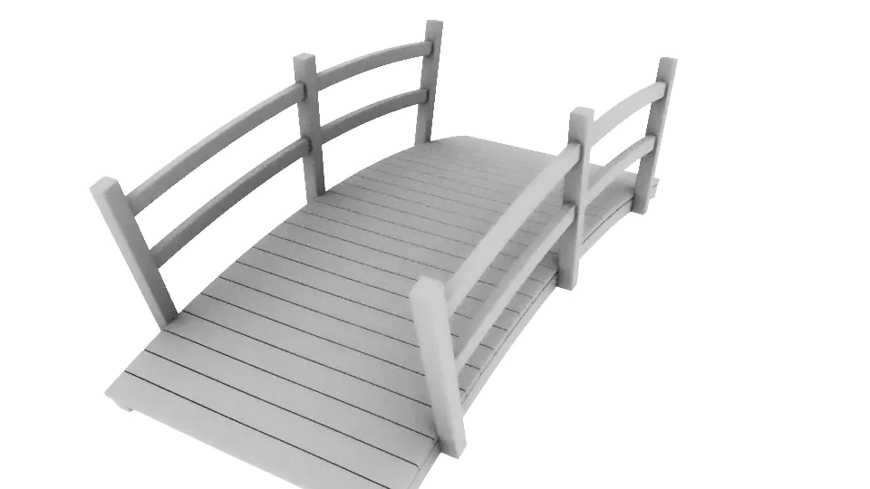 Wooden Brigde | 3D Model