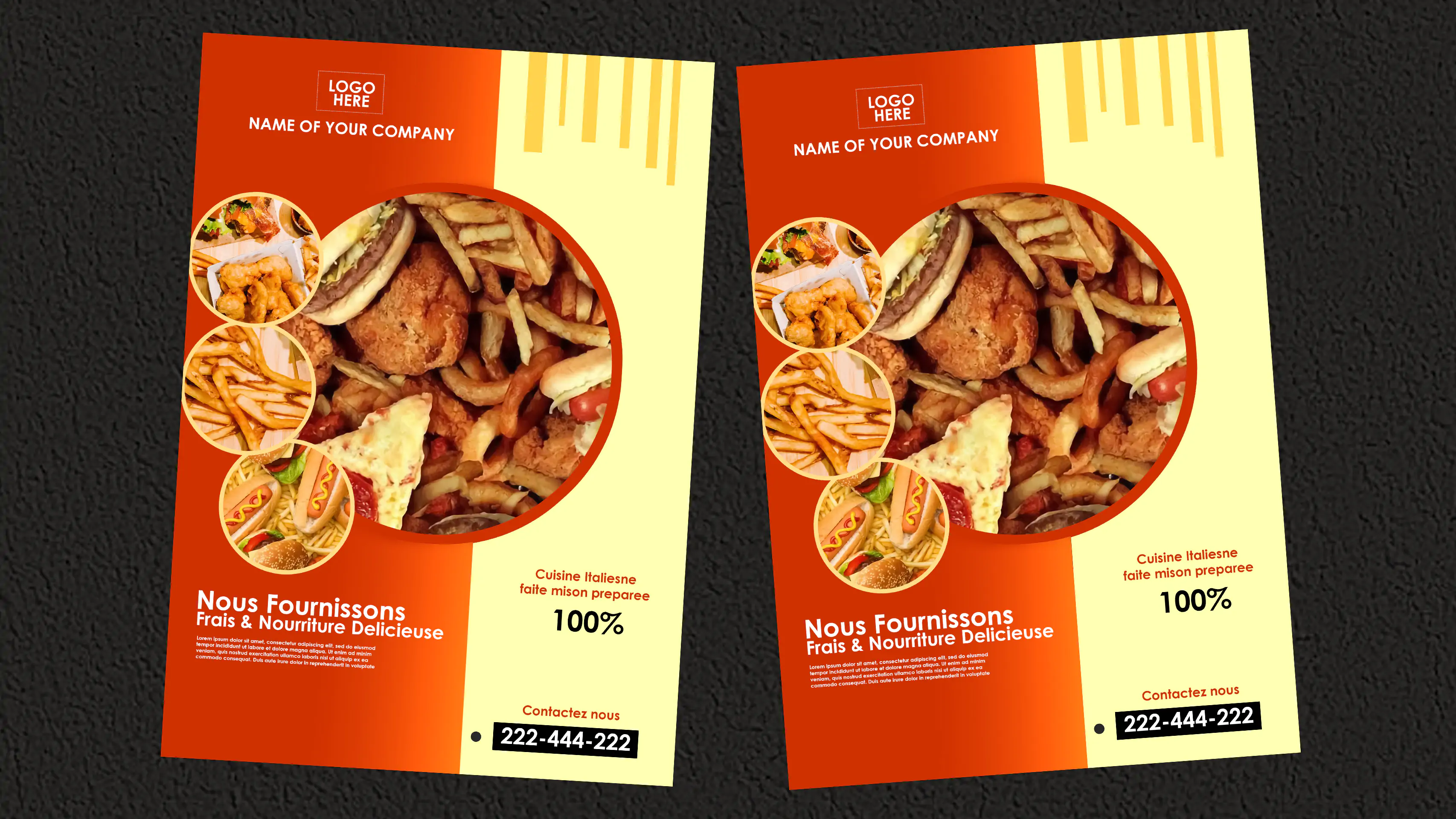 Classic Food Flyer | Size A4