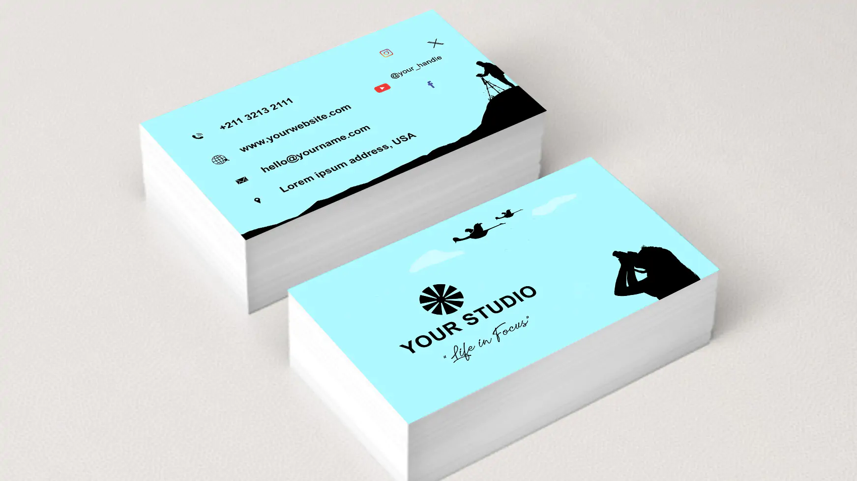 High Quality, Professional Business Card for Photographers