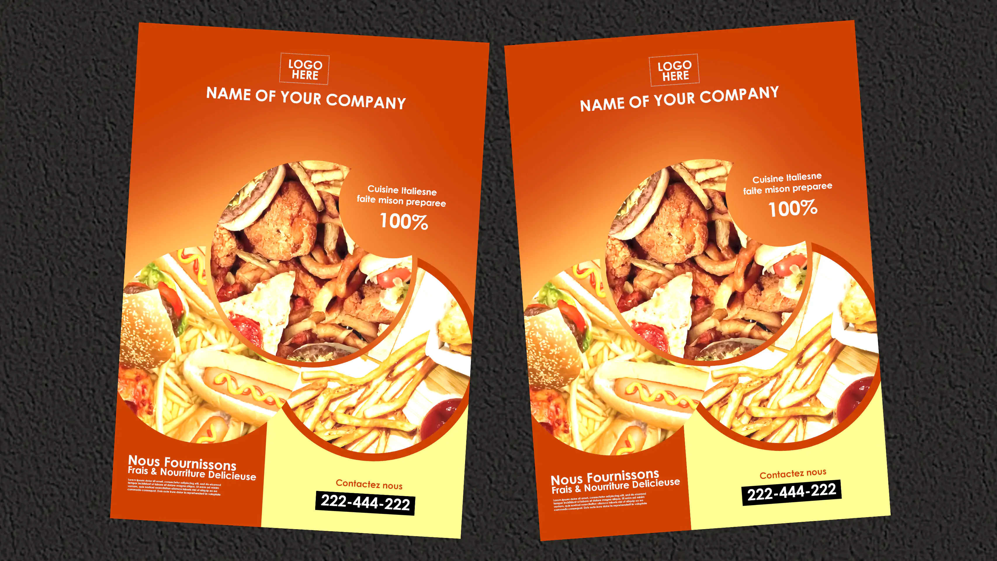 Customizable Elegant Food Flyer Design