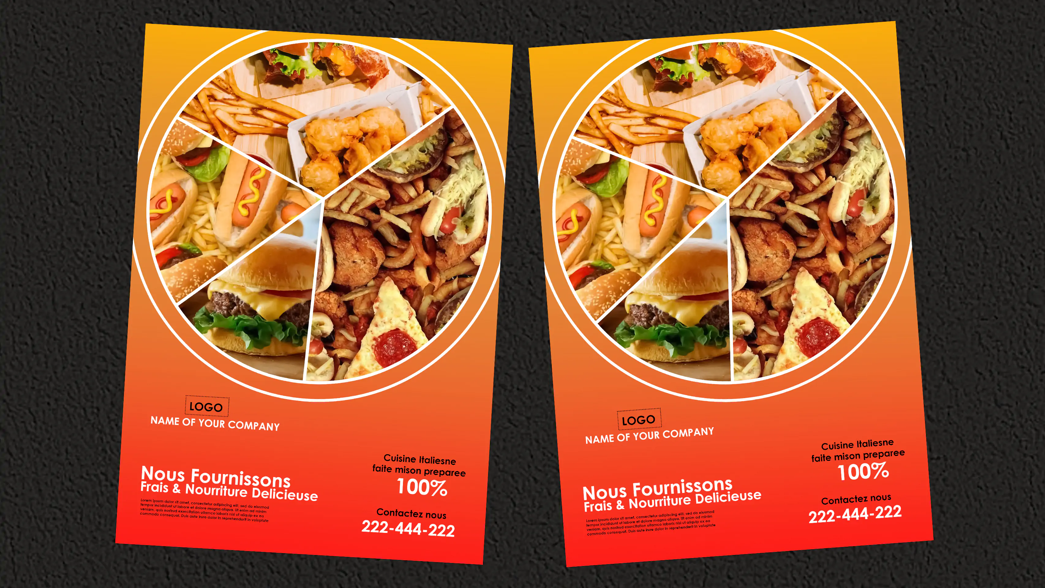 Elegant, Professional Food Flyer