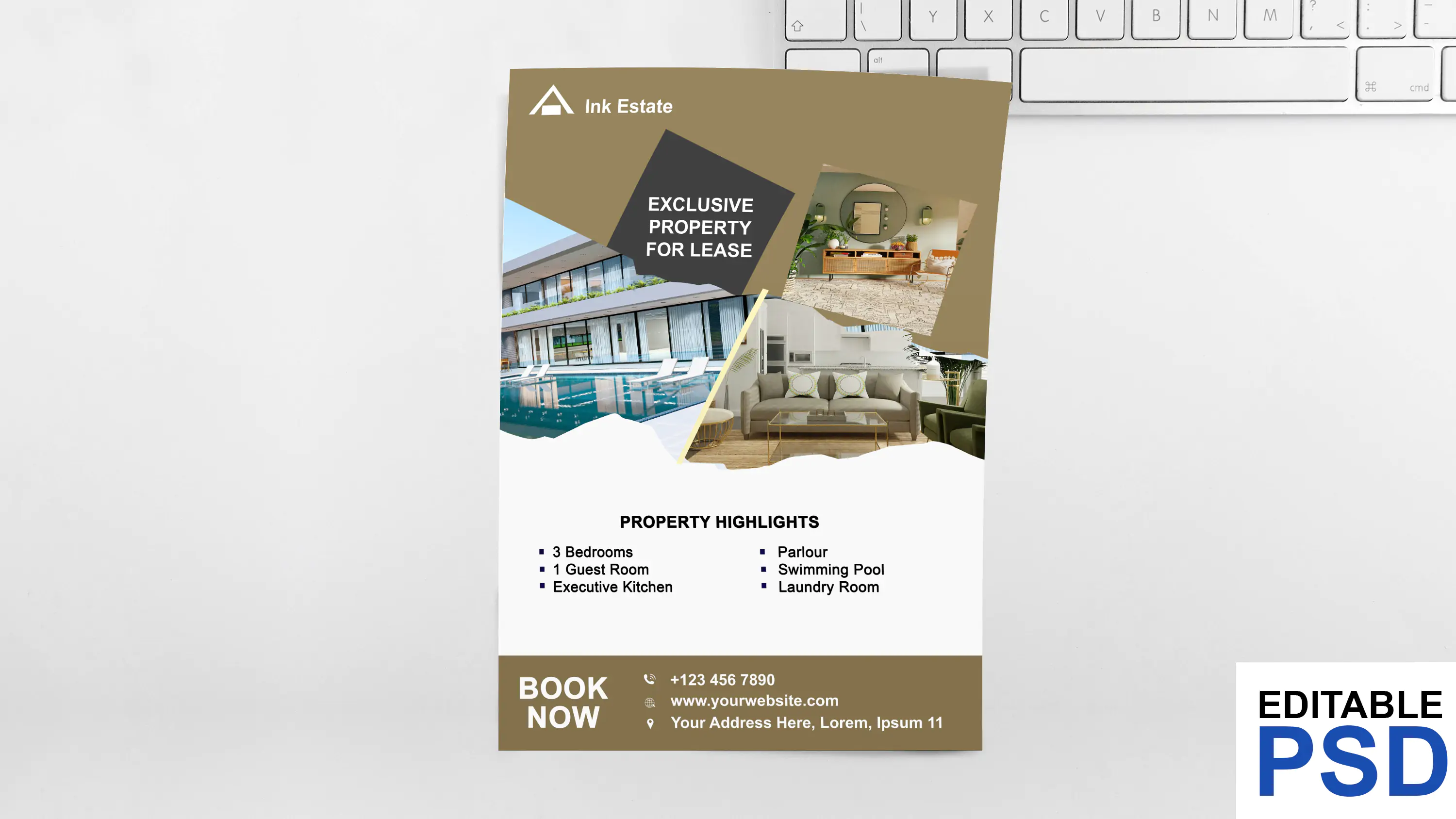 Classic Real Estate Flyer Design