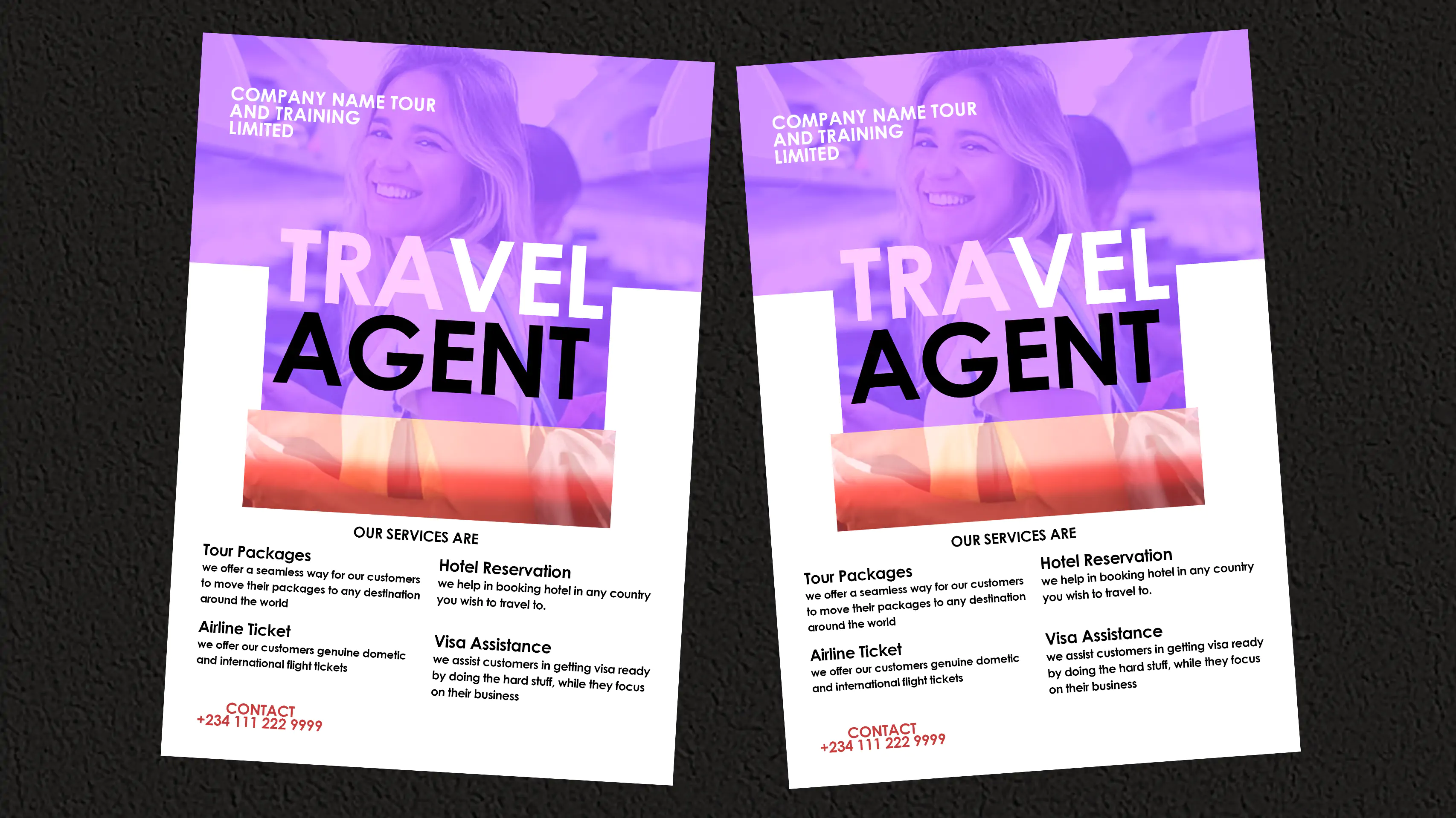 Customizable Classic Travel Agent Flyer
