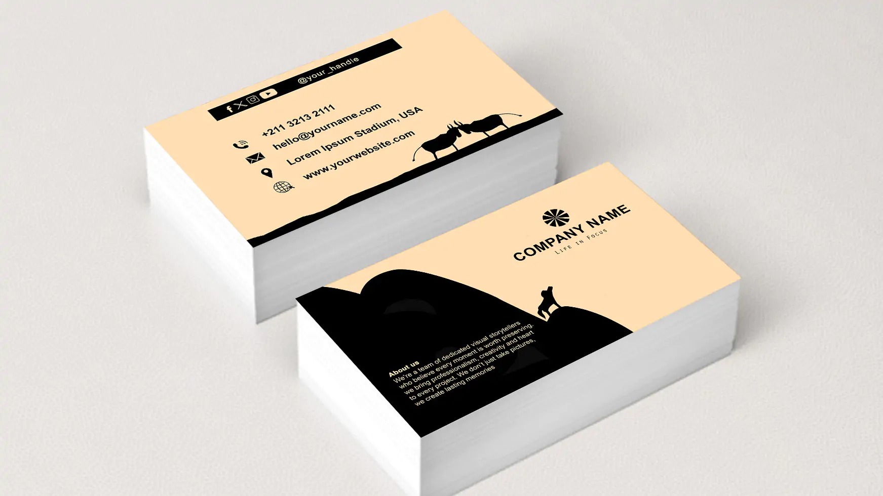 Artistic Business Card for Photographers